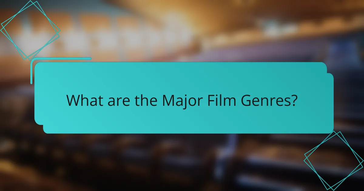 What are the Major Film Genres?